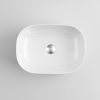 Modern Countertop Basin for Vanity | Glossy White Ceramic Wash Basin | 465×335×135mm | Sleek & Durable Design