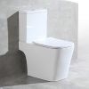 Luxery Two-Piece Toilet – Rimless Design | S-Trap 250mm (Down Connection) | White