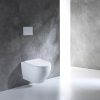 TIVA Wall-Hung Toilet | Rimless Design | P-Trap 180mm | UF Soft Closing Seat Cover | White