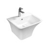 DIVA Wall Hung Washbasin| 530x440mm |  Sleek & Durable Bathroom | White