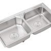 Double Big Bowl Stainless Steel Kitchen Sink size :1000 X 480 X 220mm