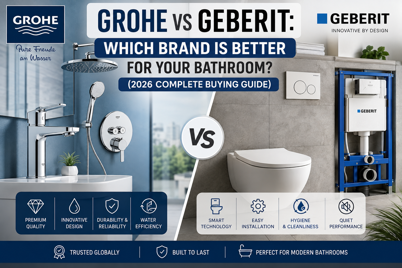 GROHE vs Geberit: Complete Bathroom Brand Comparison UAE (2026)