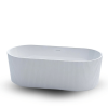 Modern glossy white freestanding bathtub 168×80 &148×75