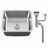 SS304 Undermount Kitchen Sink 440 x 390 x 210 mm - Model 1004