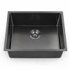 AU1-4944 ST Nano Black Undermount Kitchen Sink - SS304, 1 mm