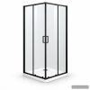 Black Frame Corner Shower Enclosure - Model 4021B-4022B
