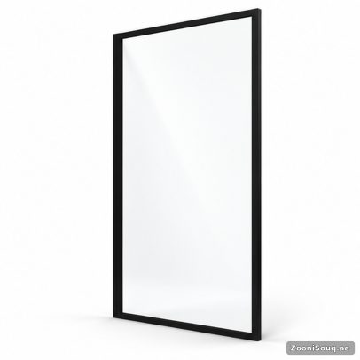 Black Frame Bathtub Glass Screen - Model BLACK